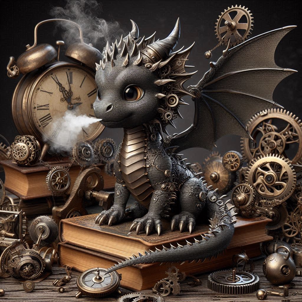 EP Gothic Baby Dragon Panel